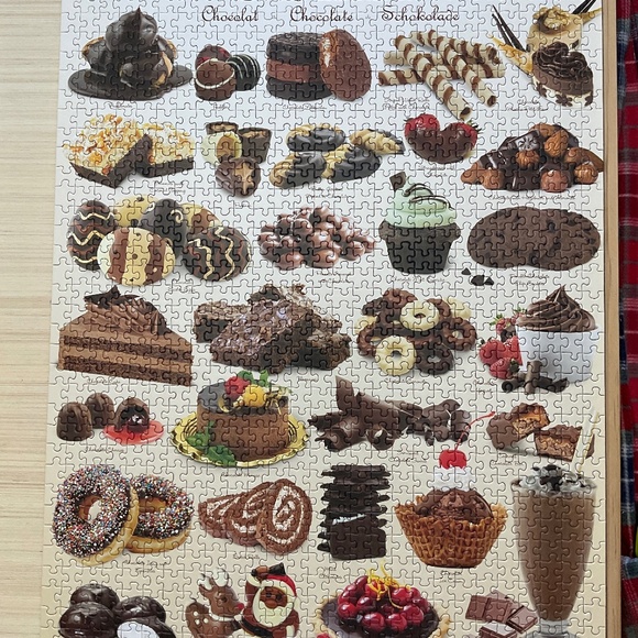 Eurographics Chocolate 1000 piece Jigsaw Puzzle Includes Brownie Recipe - Picture 2 of 9